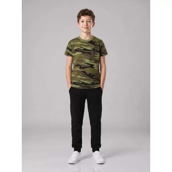  Dětské triko ALTISPORT NoPrint NP/ALK941 CAMOUFLAGE GREEN 