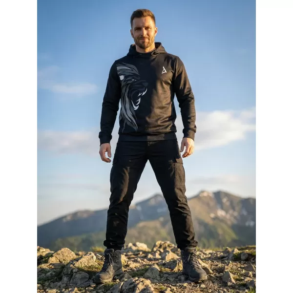  Pánská funkční mikina premium ALTISPORT VOJ/ALM029MI01 ČERNOBÉŽOVÁ 