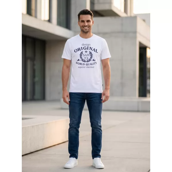  Pánské triko SAM 73 MAVERICK MT 838 BÍLÁ 