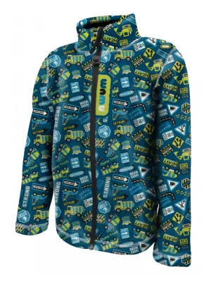 Dětská fleecová mikina WAMU BAGR MODRÁ