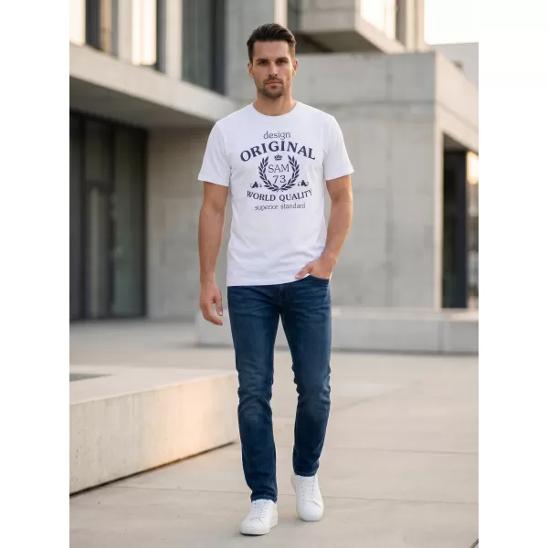  Pánské triko SAM 73 MAVERICK MT 838 BÍLÁ 
