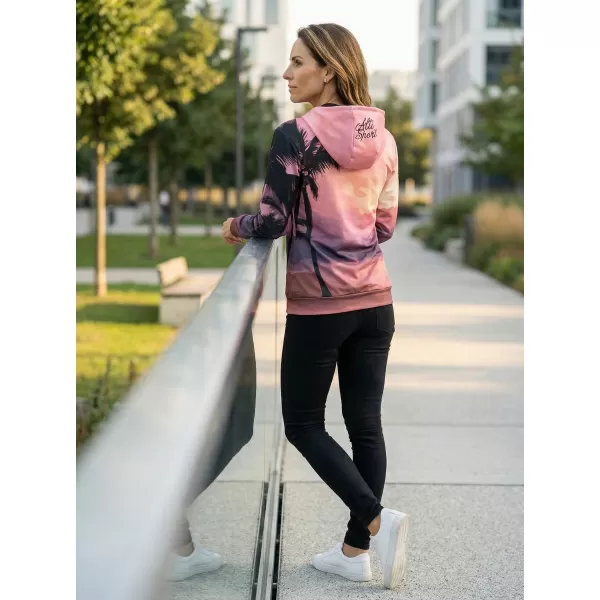  Dámská funkční mikina premium ALTISPORT VOJ/ALW030MI01 RŮŽOVÁ 