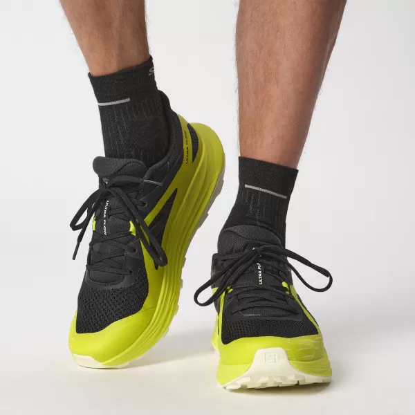  Pánské boty SALOMON ULTRA FLOW L47462500 BLACK/SULPHUR SPRING/TRANSPARENT YELLOW 