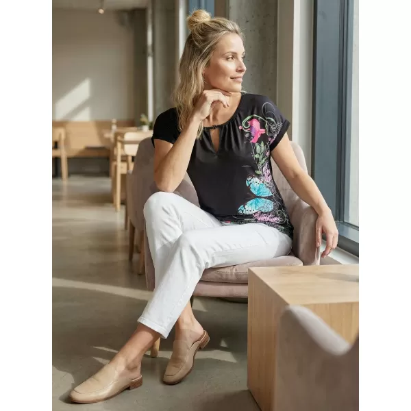  Dámské triko ALTISPORT CARINE ČERNÁ 