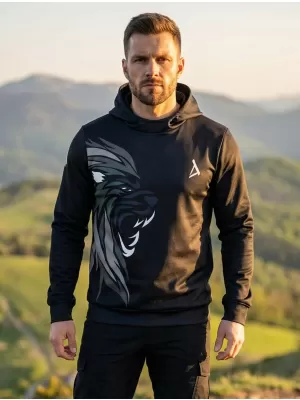 Pánská funkční mikina premium ALTISPORT VOJ/ALM029MI01 ČERNOBÉŽOVÁ