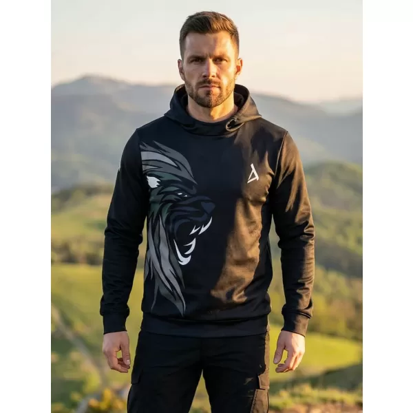  Pánská funkční mikina premium ALTISPORT VOJ/ALM029MI01 ČERNOBÉŽOVÁ 
