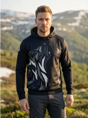Pánská funkční mikina premium ALTISPORT VOJ/ALM029MI01 ČERNOŠEDÁ