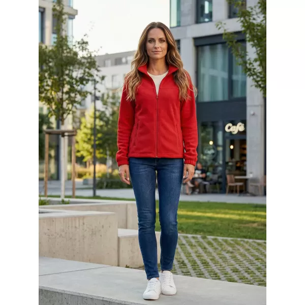  Dámská fleece mikina ALTISPORT NoPrint NP/ALW405 ČERVENÁ 