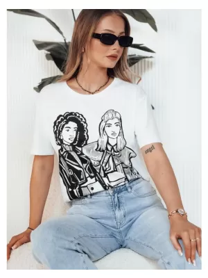Dámské triko DSTREET COMIS BÍLÁ