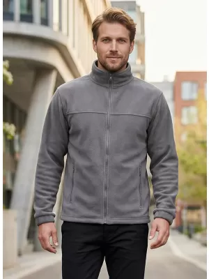 Pánská fleece mikina ALTISPORT NoPrint NP/ALM105 OCELOVĚ ŠEDÁ