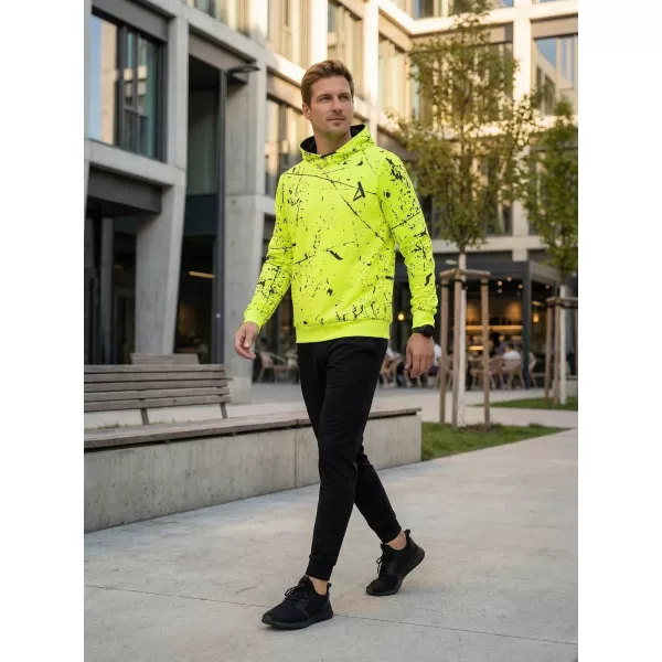  Pánská funkční mikina premium ALTISPORT VOJ/ALM034MI01 NEON-ŽLUTÁ 