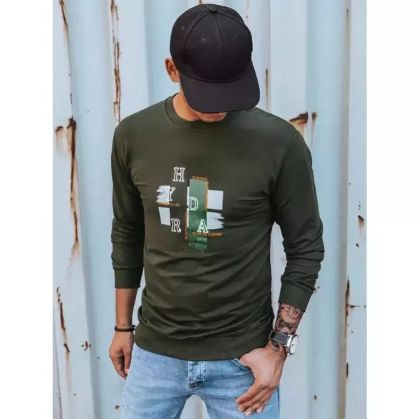  Pánská mikina DSTREET KHAKI 