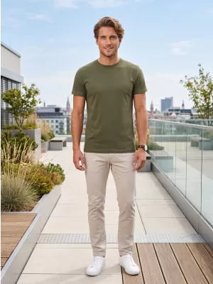 Pánské triko ALTISPORT NoPrint NP/ALM921 KHAKI
