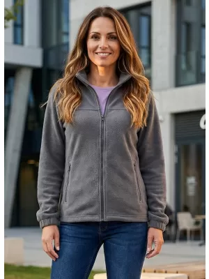 Dámská fleece mikina ALTISPORT NoPrint NP/ALW405 OCELOVĚ ŠEDÁ