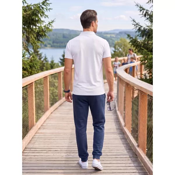  Pánské triko s límečkem ALTISPORT NoPrint NP/ALM712 BÍLÁ 