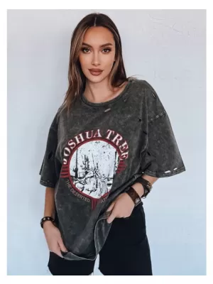 Dámské triko DSTREET JOSHUA TMAVĚ ŠEDÁ