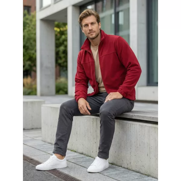  Pánská fleece mikina ALTISPORT NoPrint NP/ALM105 MARLBORO ČERVENÁ 