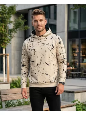 Pánská funkční mikina premium ALTISPORT VOJ/ALM034MI01 HNĚDÁ