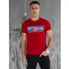 Pánské triko DSTREET ČERVENÁ