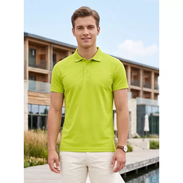  Pánské triko s límečkem ALTISPORT NoPrint NP/ALM712 LIME 