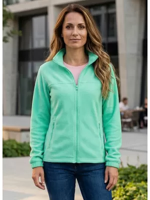 Dámská fleece mikina ALTISPORT NoPrint NP/ALW405 MÁTOVÁ