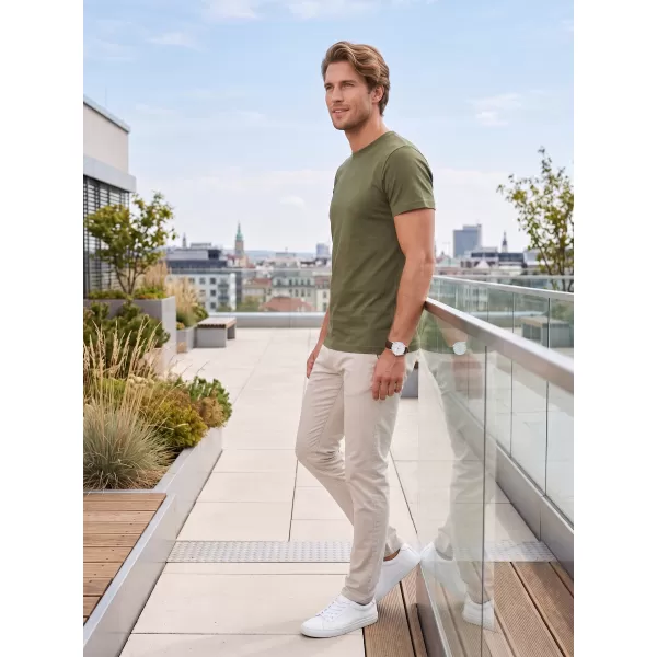  Pánské triko ALTISPORT NoPrint NP/ALM921 KHAKI 