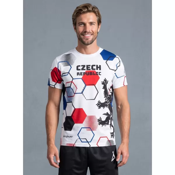  Pánské funkční triko premium ALTISPORT x CZE VOJ/ALM036TR01 HEXA BÍLÁ 