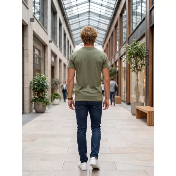  Pánské triko ALTISPORT NoPrint NP/ALM921 SVĚTLÁ KHAKI 