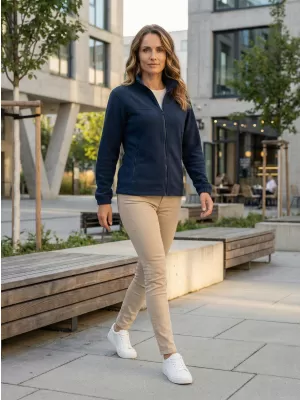 Dámská fleece mikina ALTISPORT NoPrint NP/ALW405 NÁMOŘNÍ MODRÁ