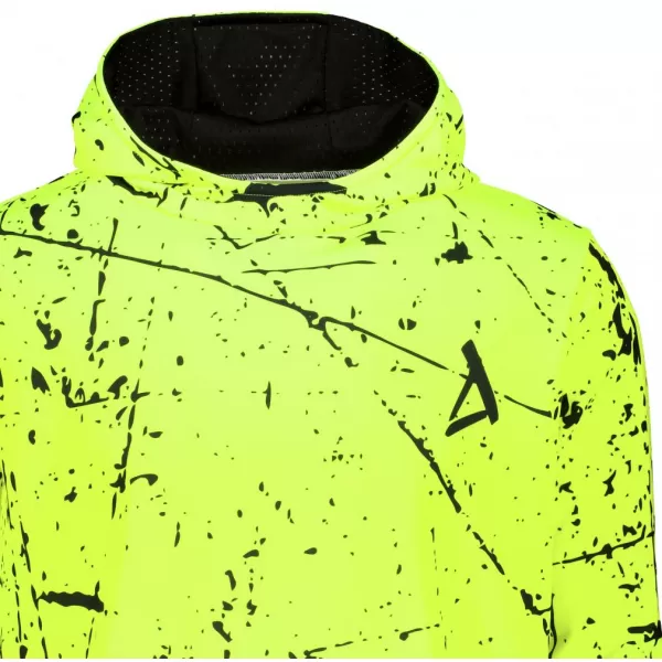  Pánská funkční mikina premium ALTISPORT VOJ/ALM034MI01 NEON-ŽLUTÁ 