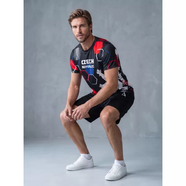  Pánské funkční triko premium ALTISPORT x CZE VOJ/ALM036TR01 HEXA ČERNÁ 