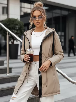 Dámská parka DSTREET VERCHA BÉŽOVÁ