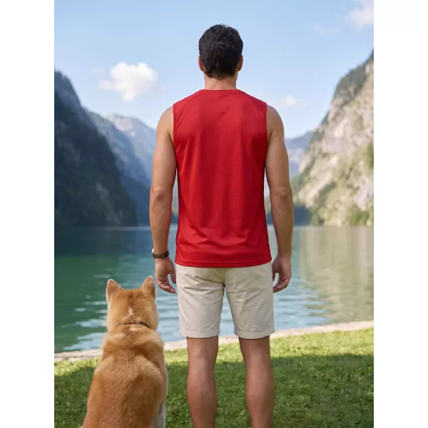  Pánské funkční tílko ALTISPORT NoPrint NP/ALM028 ČERVENÁ 
