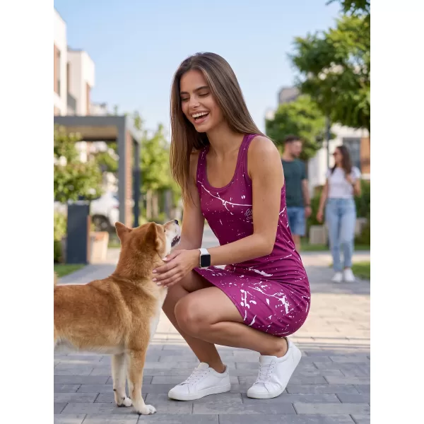  Dámské funkční tílkové šaty premium ALTISPORT VOJ/ALW034SAT01 FUCHSIOVÁ 