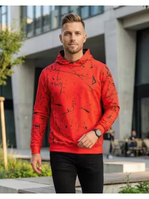 Pánská funkční mikina premium ALTISPORT VOJ/ALM034MI01 ČERVENÁ