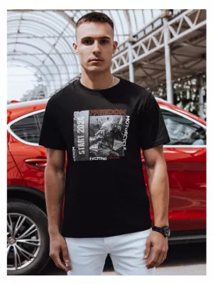 Pánské triko DSTREET ČERNÁ