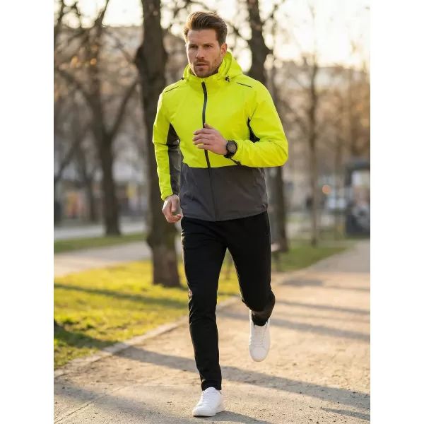  Pánská bunda ALTISPORT NoPrint NP/ALM835 NEON YELLOW 