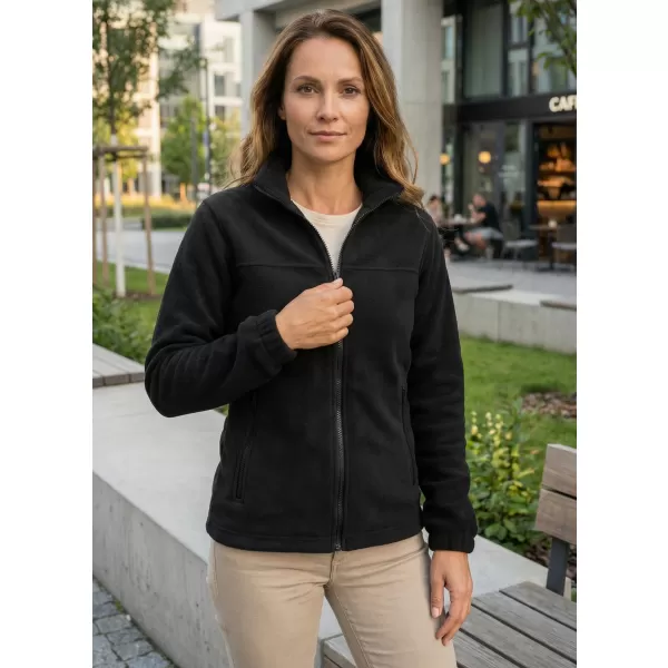  Dámská fleece mikina ALTISPORT NoPrint NP/ALW405 ČERNÁ 