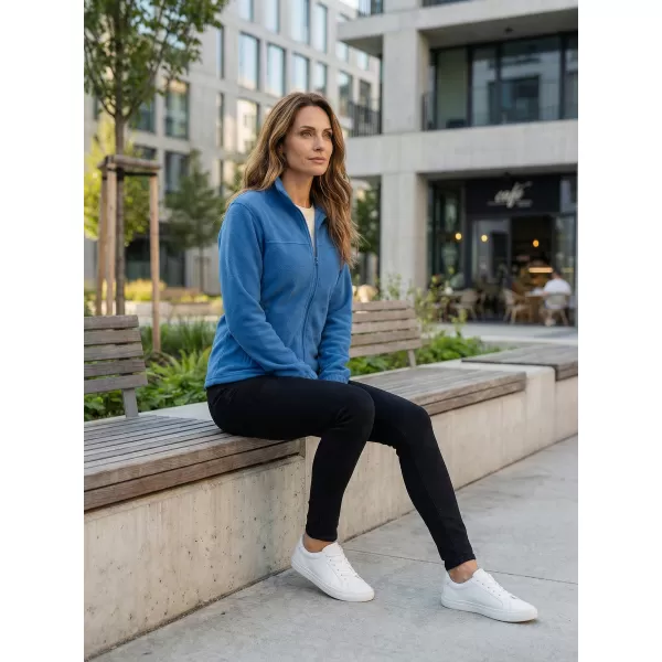  Dámská fleece mikina ALTISPORT NoPrint NP/ALW405 AZUROVĚ MODRÁ 