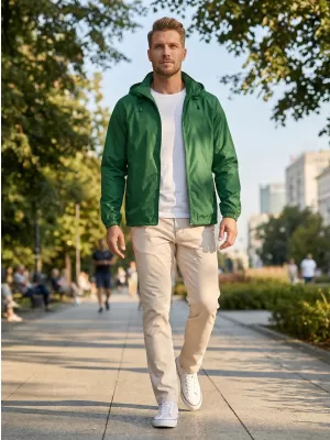 Unisex větrovka ALTISPORT NoPrint NP/ALU425 LAHVOVĚ ZELENÁ