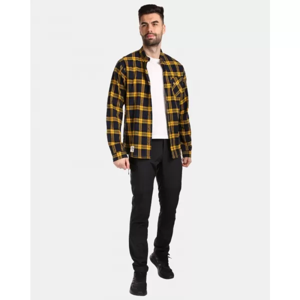  Pánská košile KILPI FLANNY-M VM0380KI ŽLUTÁ 