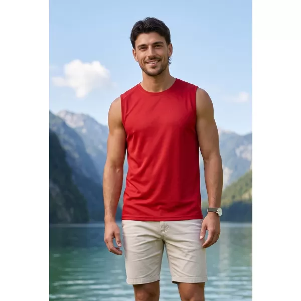  Pánské funkční tílko ALTISPORT NoPrint NP/ALM028 ČERVENÁ 