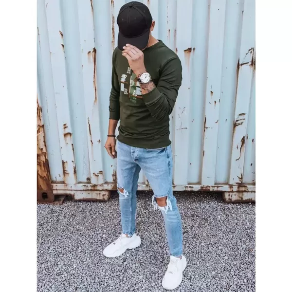 Pánská mikina DSTREET KHAKI 