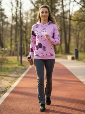 Dámská funkční mikina premium ALTISPORT VOJ/ALW037MI01 LILA