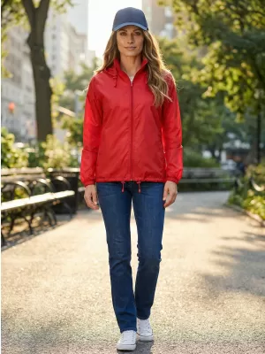 Unisex větrovka ALTISPORT NoPrint NP/ALU425 ČERVENÁ