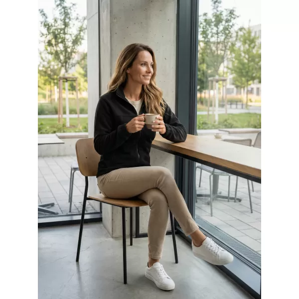  Dámská fleece mikina ALTISPORT NoPrint NP/ALW405 ČERNÁ 