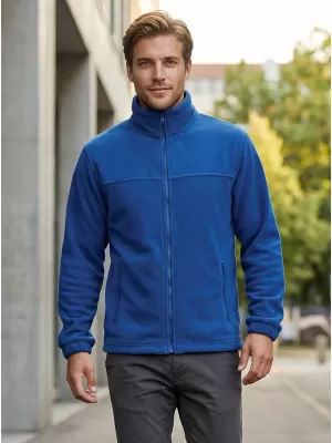 Pánská fleece mikina ALTISPORT NoPrint NP/ALM105 KRÁLOVSKÁ MODRÁ