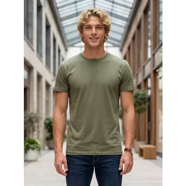  Pánské triko ALTISPORT NoPrint NP/ALM921 SVĚTLÁ KHAKI 