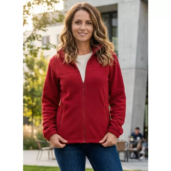  Dámská fleece mikina ALTISPORT NoPrint NP/ALW405 MARLBORO ČERVENÁ 