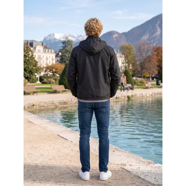  Unisex větrovka ALTISPORT NoPrint NP/ALU425 ČERNÁ 